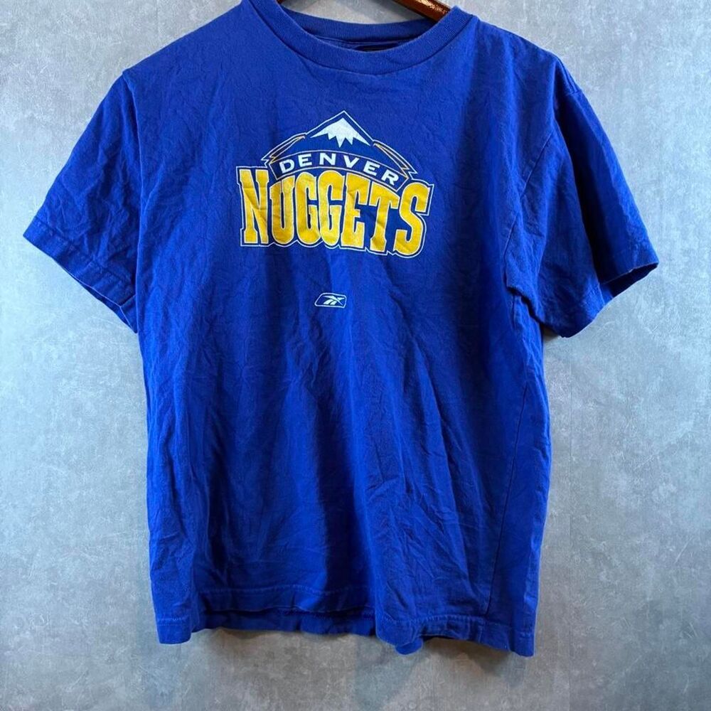 Reebok Men's Blue and Navy T-shirt